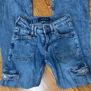 Aeropostale Cargo Flared Jeans